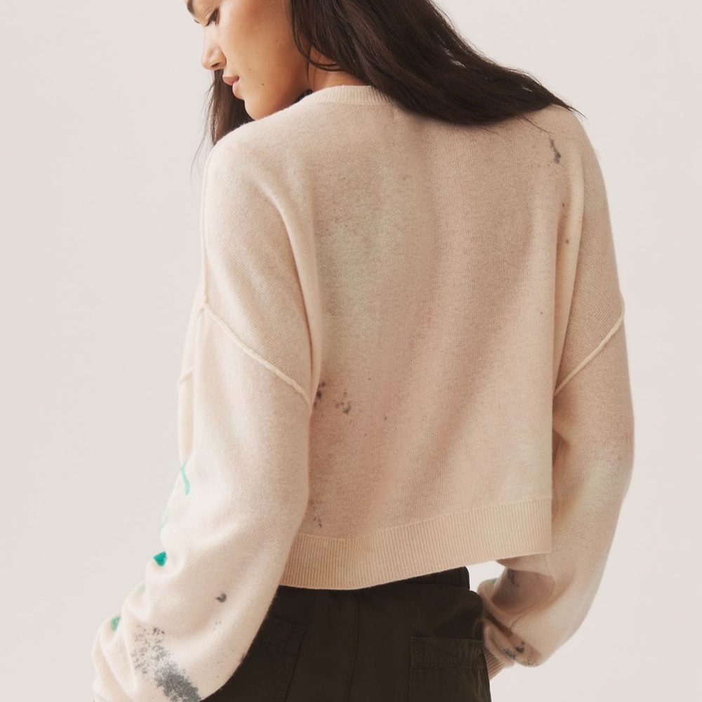 Pilcro Alaini “The cashmere”  sweater cropped crew neck edition. - Picture 3 of 6